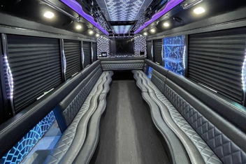 Rialto Party Bus Interior
