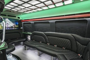 Rialto Sprinter Party Bus Interior