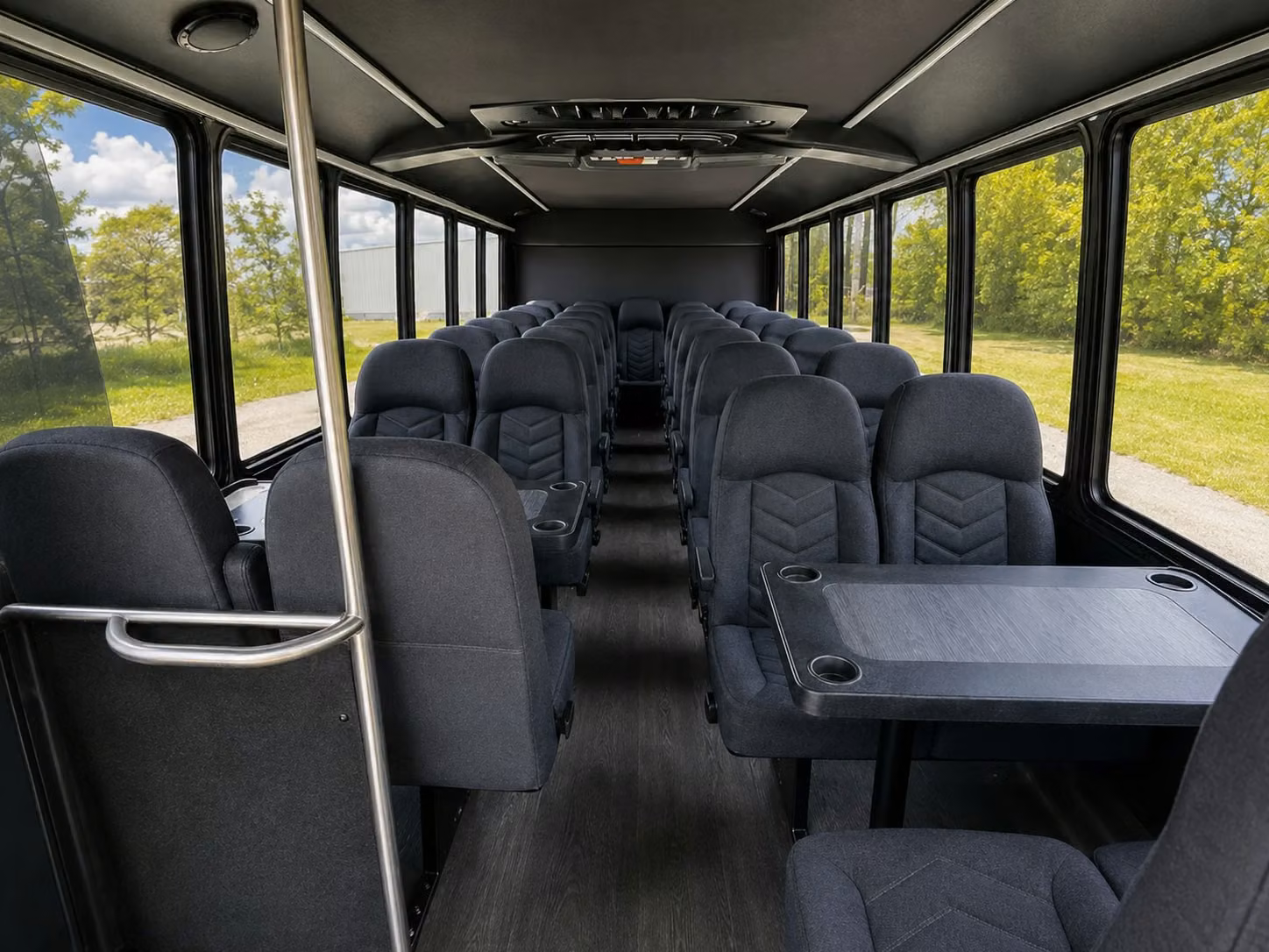 15 passenger minibus inside