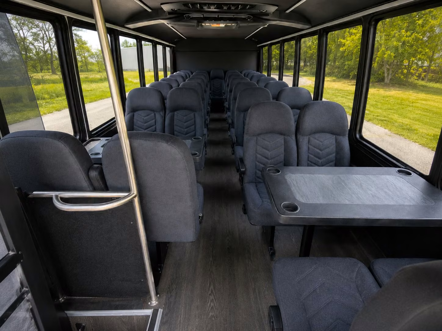 18 passenger minibus inside