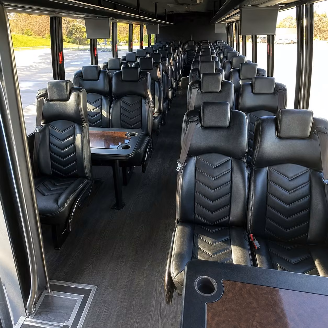 28 passenger minibus inside